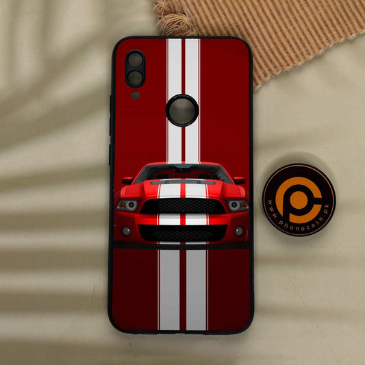 Redmi Note 7 - Muscle Racing Car - Premium Metal Printed Soft Bumper Shock Proof Case