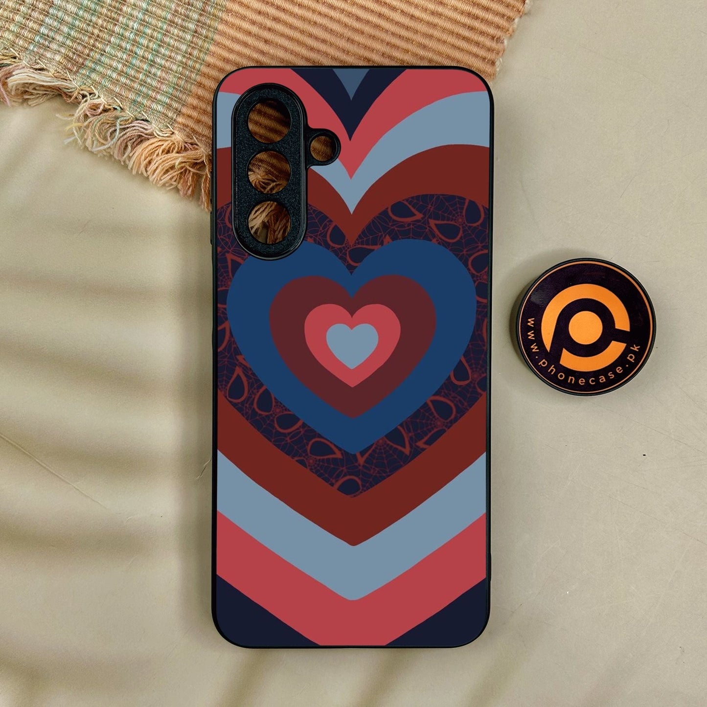 Samsung Galaxy A17 - Heart 2.0 Design 2 - Premium Metal Printed Soft Bumper Shock Proof Case