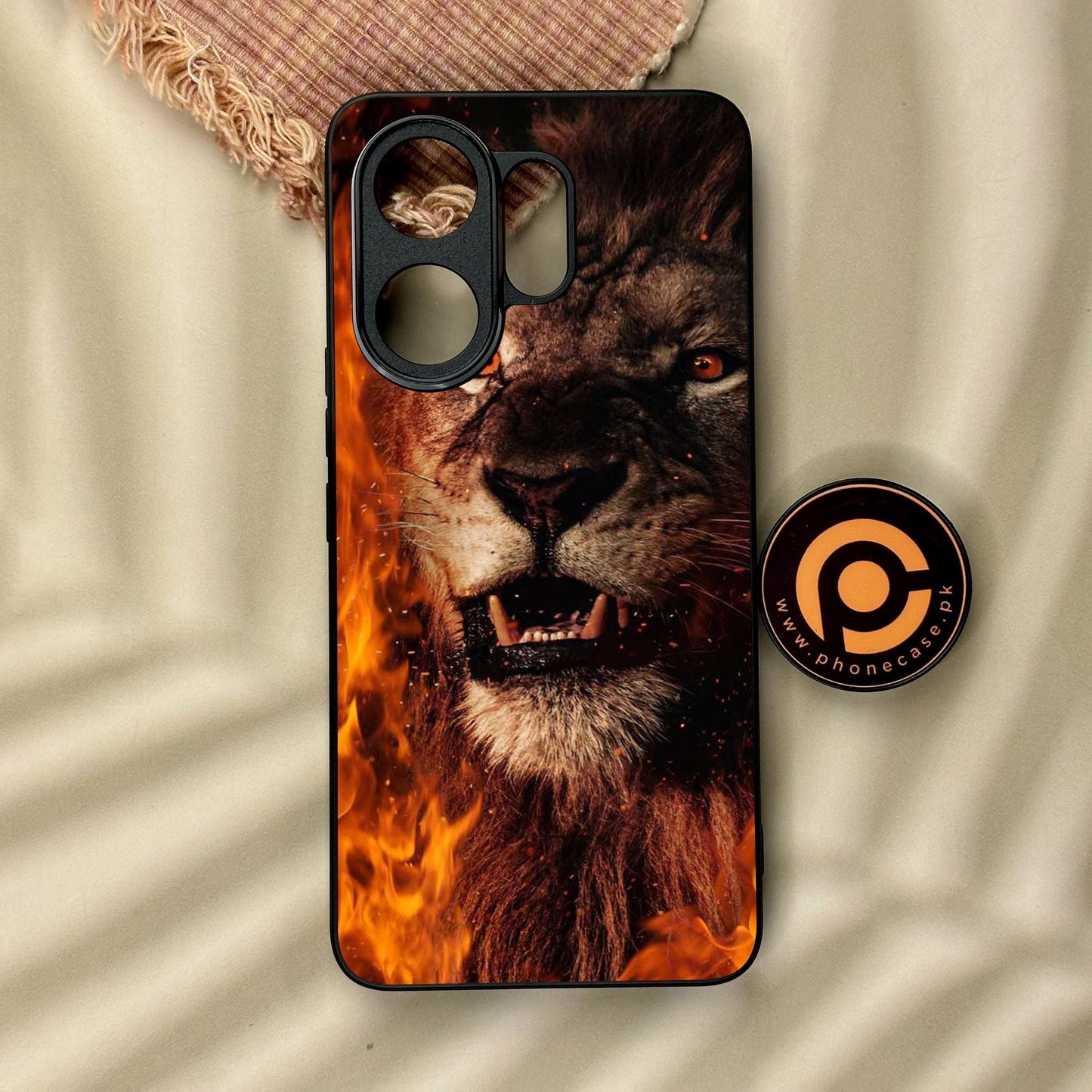 Vivo V60 - Tiger Design 2 - Premium Metal Printed Soft Bumper Shock Proof Case