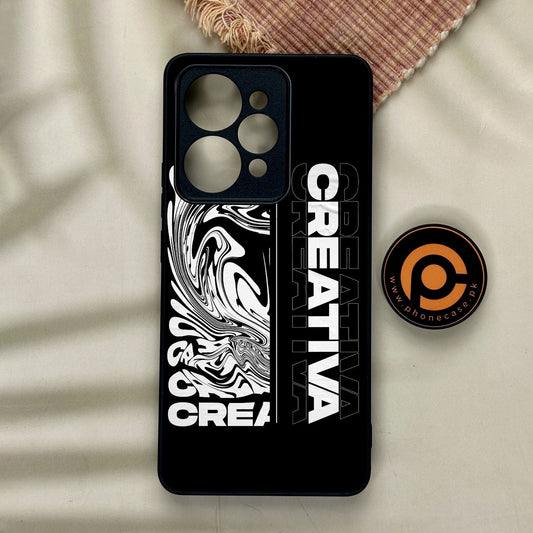 Realme 15 - Creative - Premium Metal Printed Soft Bumper Shock Proof Case