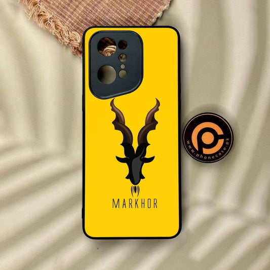 Oppo Find X5 Pro - Markhor Design 1 - Premium Metal Printed Soft Bumper Shock Proof Case