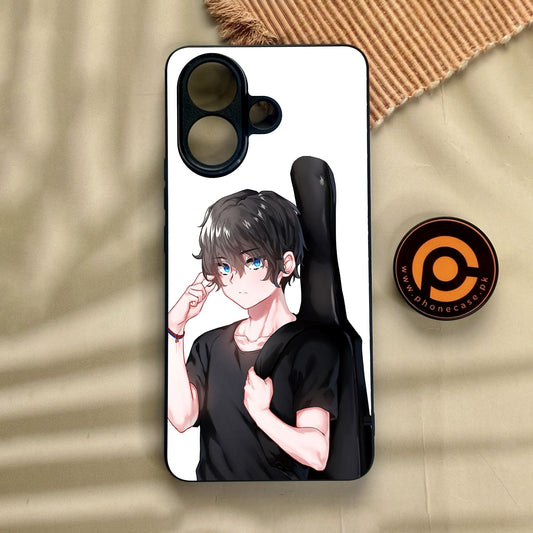 Vivo V60 Lite  - Anime Series Design 2 - Premium Metal Printed Soft Bumper Shock Proof Case