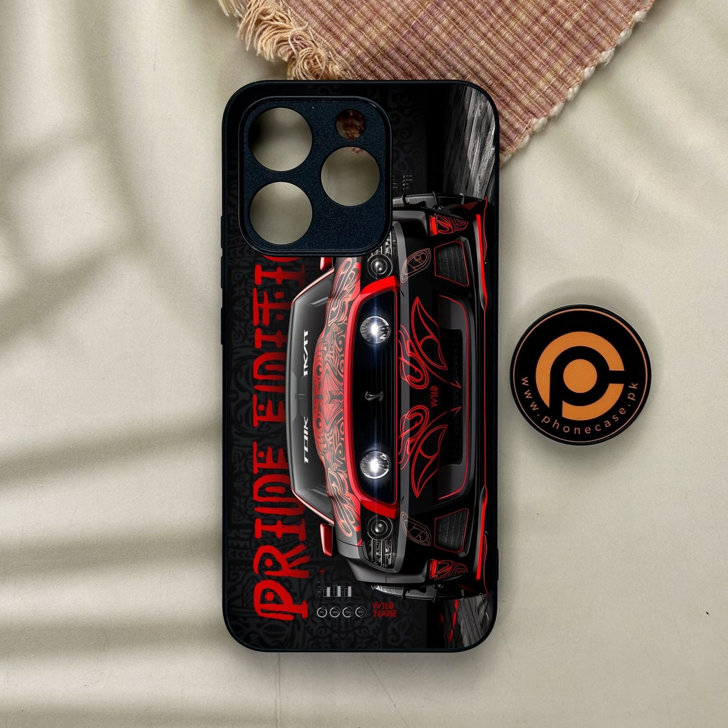 Realme 15T - Cobra X Racing Car - Premium Metal Printed Soft Bumper Shock Proof Case