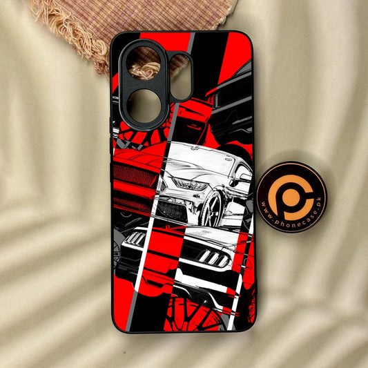 Vivo V60 - Racing Series 2.0 Design 6 - Premium Metal Printed Soft Bumper Shock Proof Case