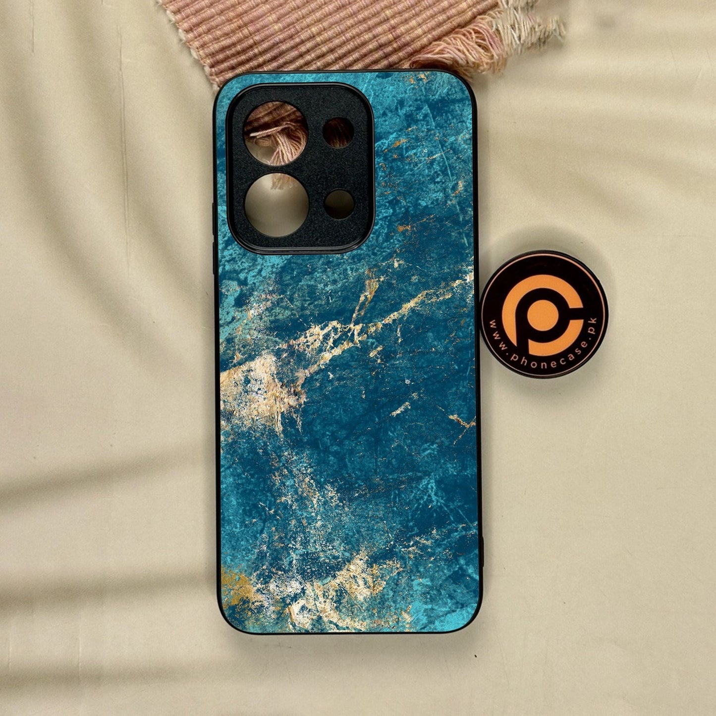 Xiaomi Redmi 15C - Blue 2.0 Design 9 - Premium Metal Printed Soft Bumper Shock Proof Case