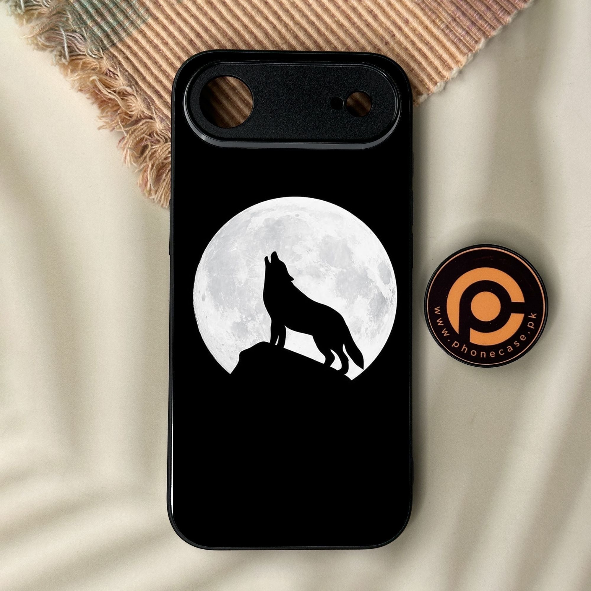 iPhone Air - Wolf Design 3 - Premium Metal Printed Soft Bumper Shock Proof Case