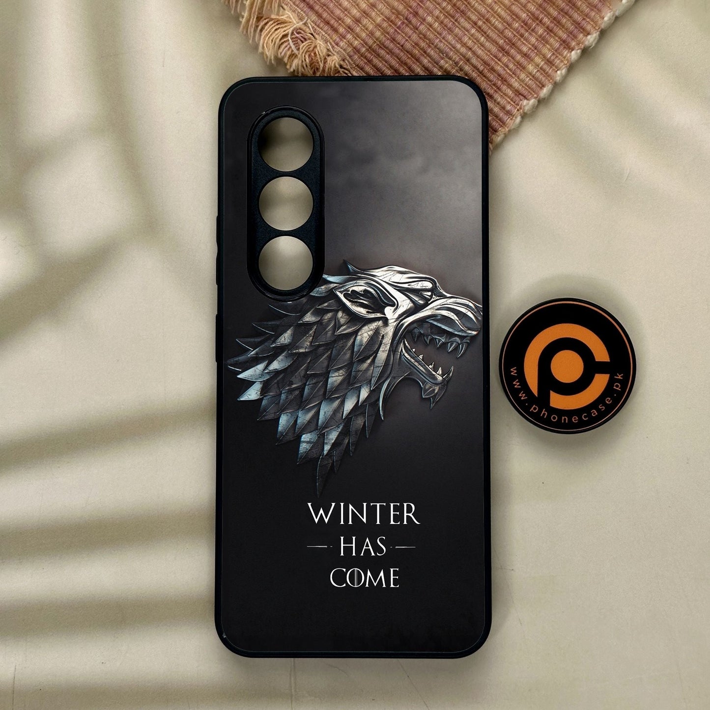 Itel S25 - Winter Has Come Got - Premium Metal Printed Soft Bumper Shock Proof Case