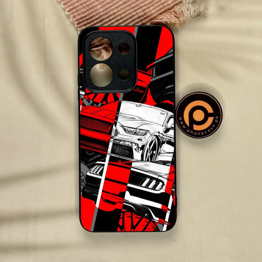 Xiaomi Redmi 15C - Racing Series 2.0 Design 6 - Premium Metal Printed Soft Bumper Shock Proof Case