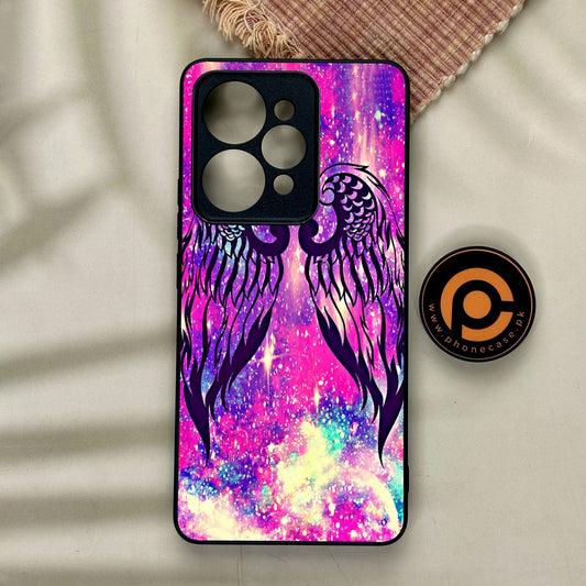 Realme 15 - Angel Wings Design 9 - Premium Metal Printed Soft Bumper Shock Proof Case