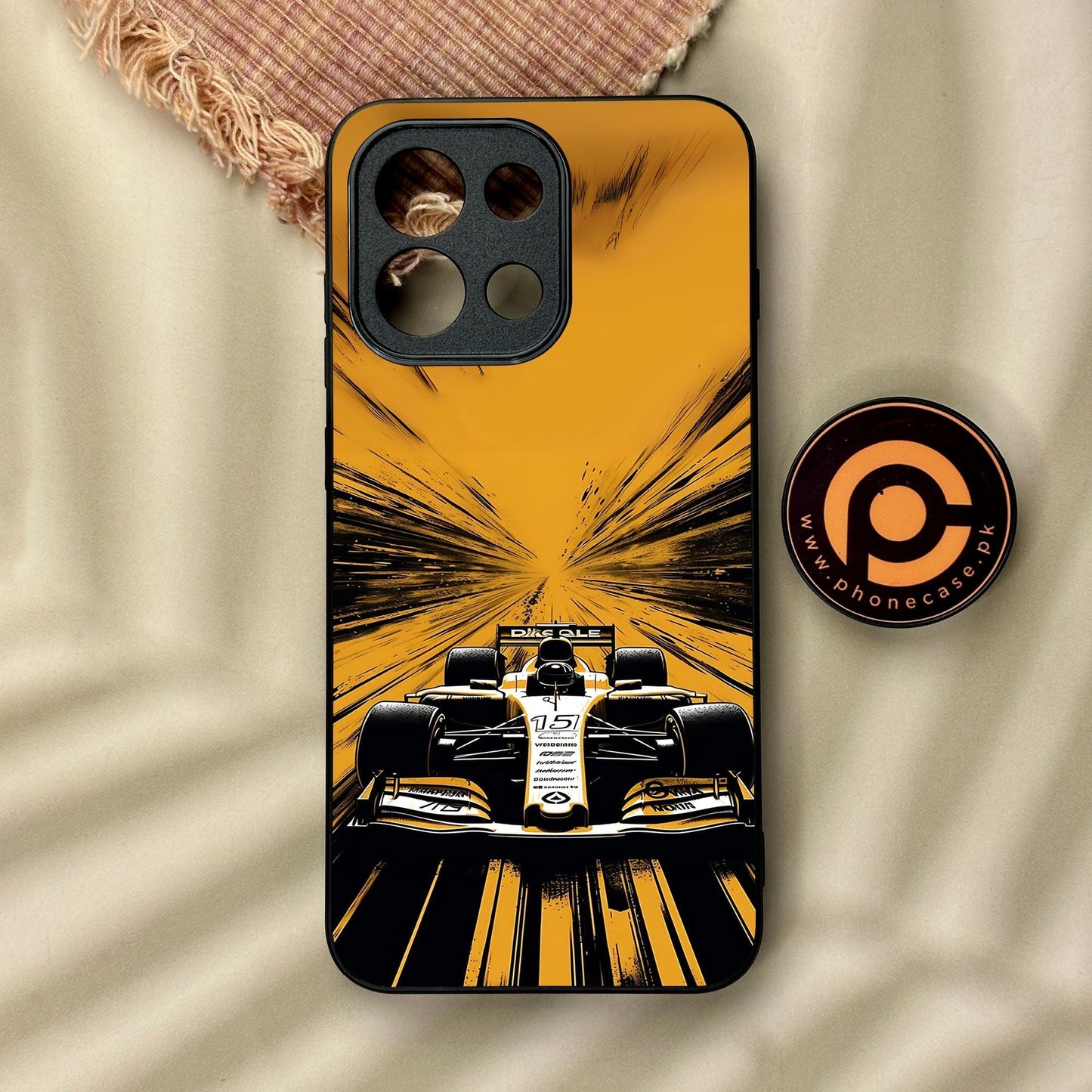 OnePlus 13T - Formula 1 Design 4 - Premium Metal Printed Soft Bumper Shock Proof Case