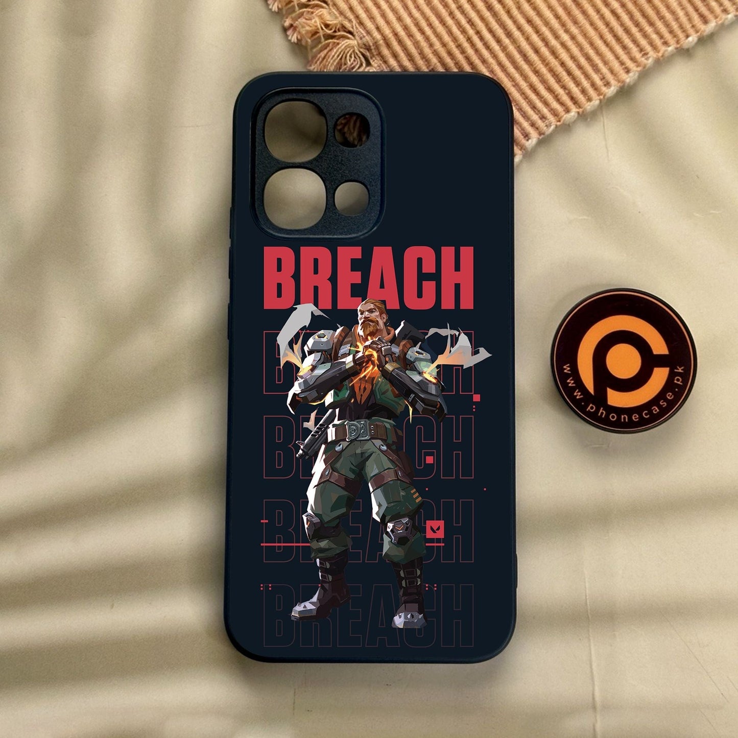 Oppo A6 Pro - Battle-Ready Design 6 - Premium Metal Printed Soft Bumper Shock Proof Case