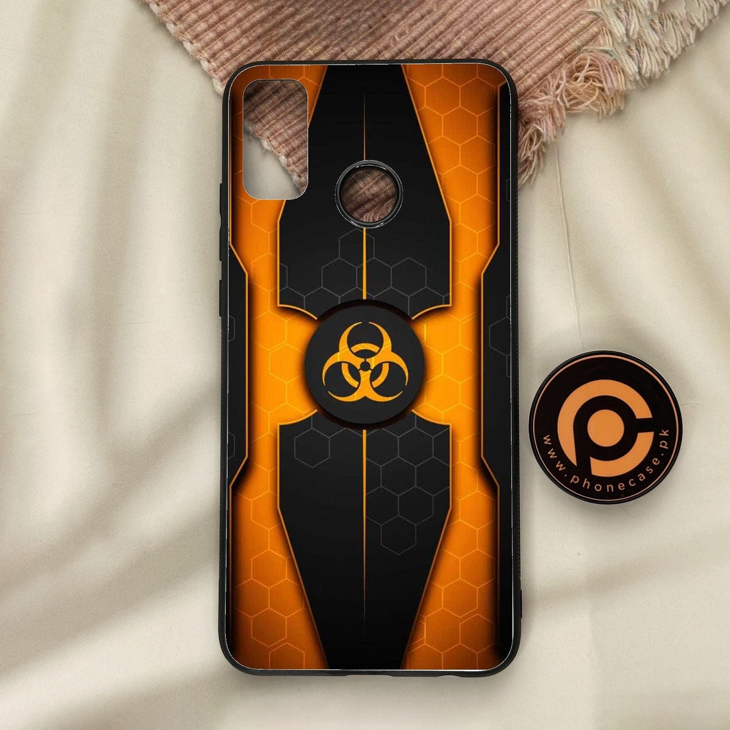 Honor 9X Lite - Biohazard Design 2 - Premium Metal Printed Soft Bumper Shock Proof Case