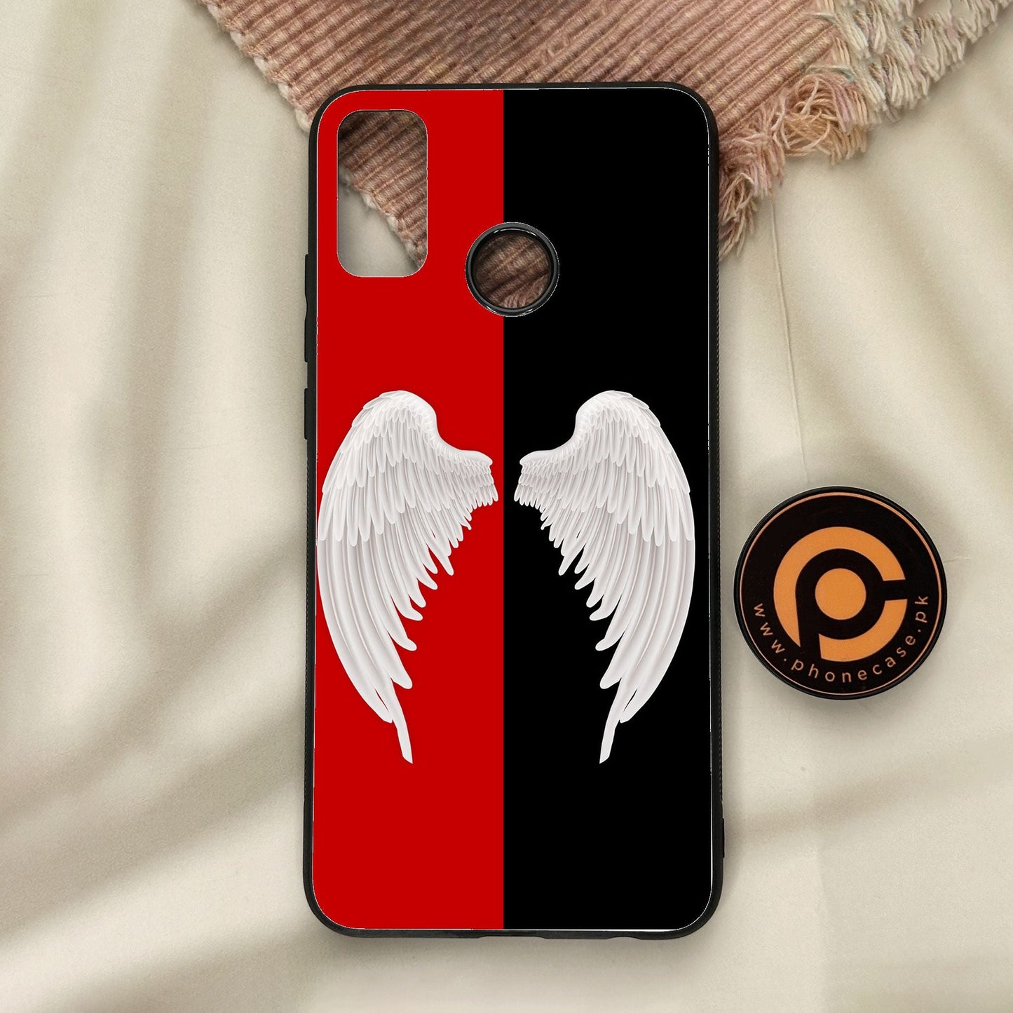 Honor 9X Lite - Angel 2.0 Design 4 - Premium Metal Printed Soft Bumper Shock Proof Case