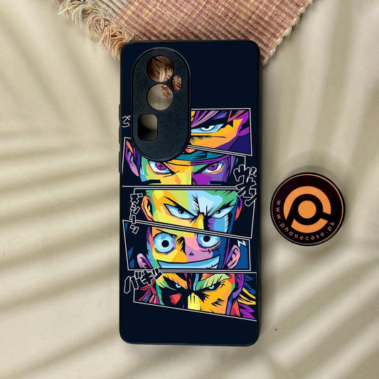 Oppo Reno 10 Pro Plus - Anime 2.0 Design 8 - Premium Metal Printed Soft Bumper Shock Proof Case