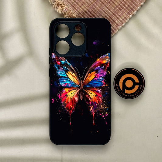 Realme 15T - Butterflies Design 7 - Premium Metal Printed Soft Bumper Shock Proof Case