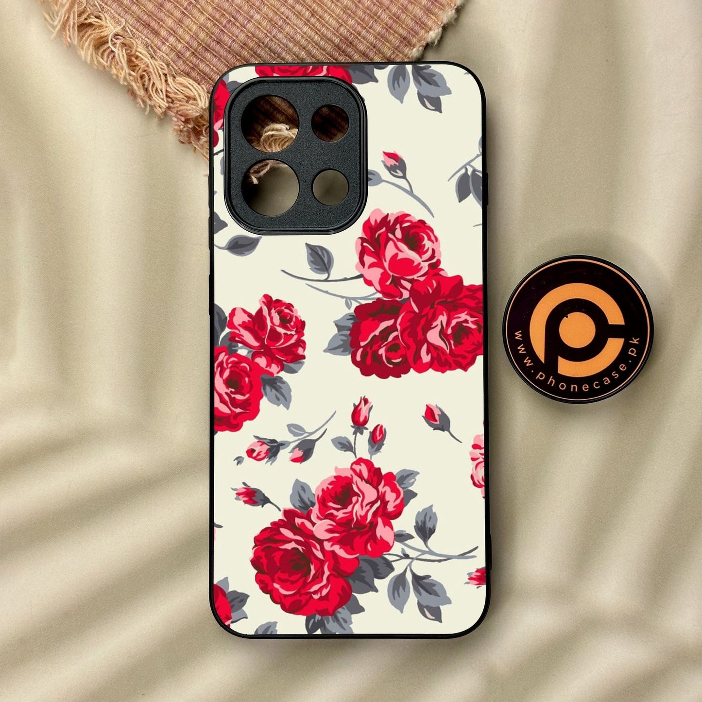 OnePlus 13s - Floral Series Design 8 - Premium Metal Printed Soft Bumper Shock Proof Case