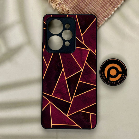 Realme 15 - Geometric Design 7 - Premium Metal Printed Soft Bumper Shock Proof Case