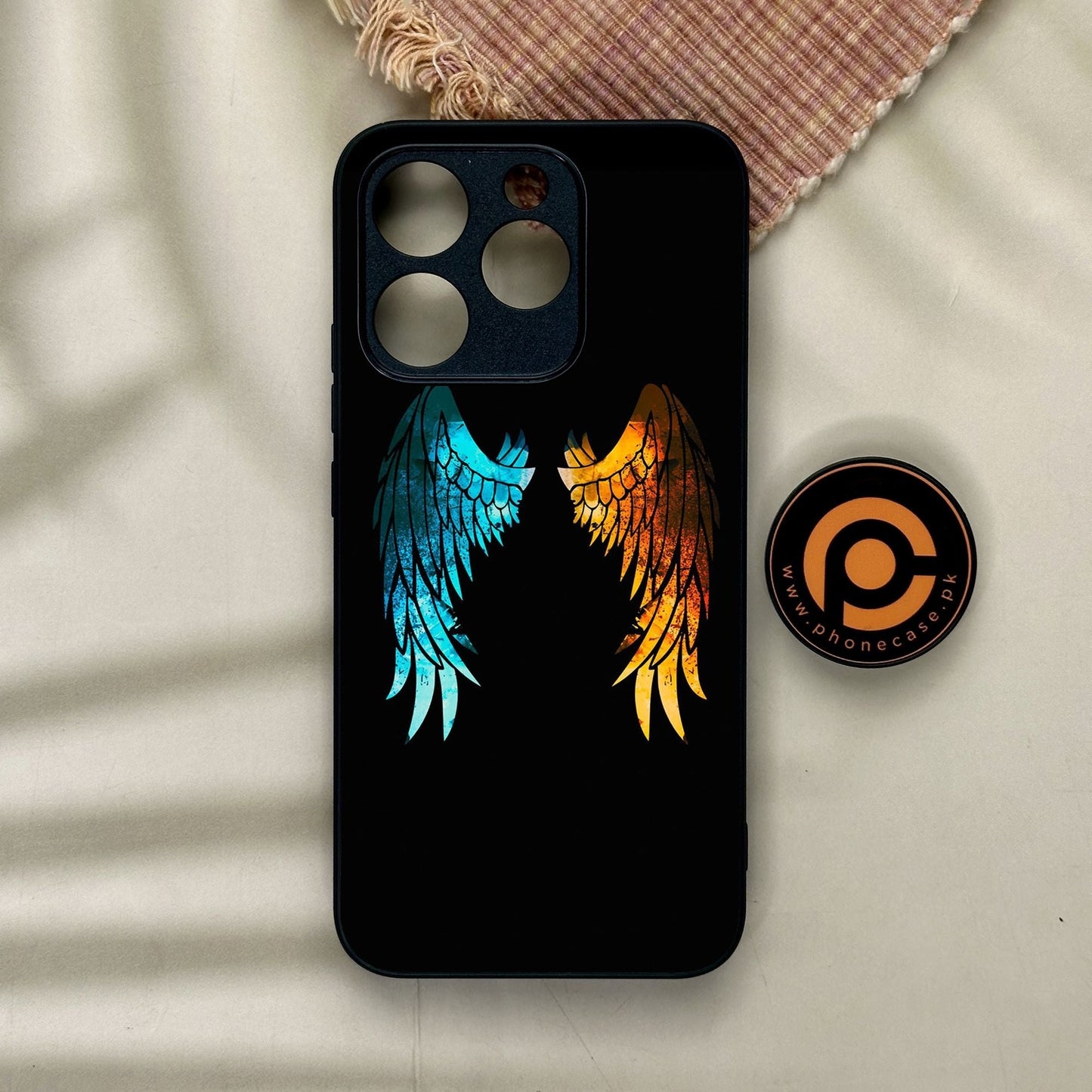 Realme 15T - Angel 2.0 Design 8 - Premium Metal Printed Soft Bumper Shock Proof Case