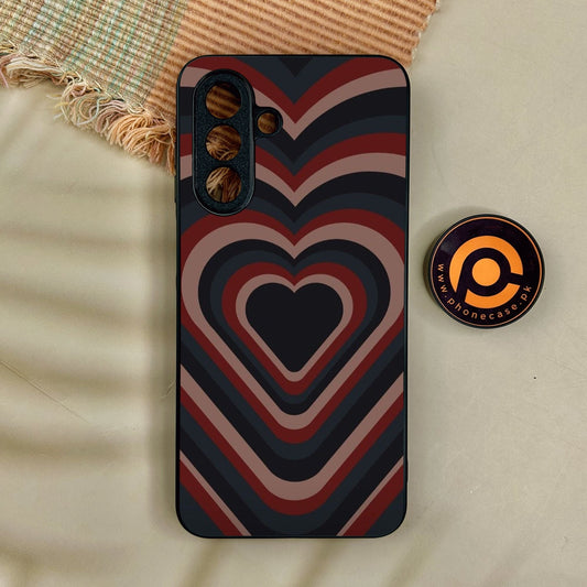 Samsung Galaxy A17 - Heart 2.0 Design 4 - Premium Metal Printed Soft Bumper Shock Proof Case