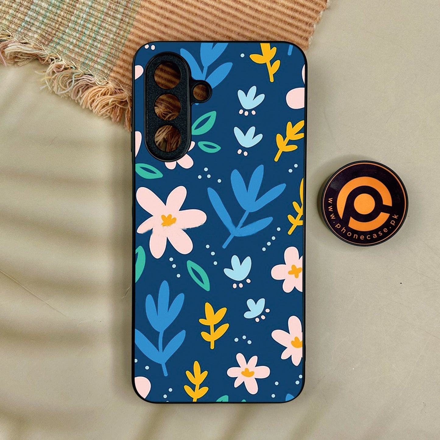 Samsung Galaxy A17 - Colorful Flowers - Premium Metal Printed Soft Bumper Shock Proof Case