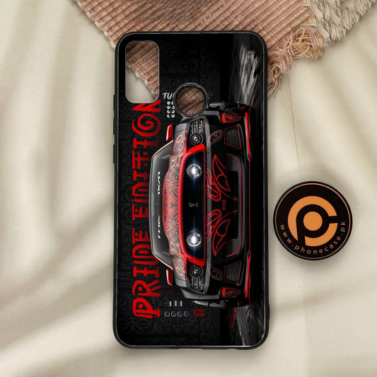 Honor 9X Lite - Cobra X Racing Car - Premium Metal Printed Soft Bumper Shock Proof Case