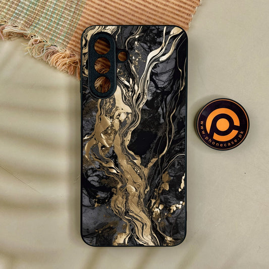 Samsung Galaxy A17 - Liquid Marble Design 9 - Premium Metal Printed Soft Bumper Shock Proof Case