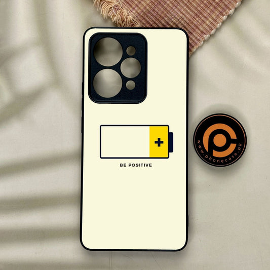 Realme 15 Pro - Be Positive Design - Premium Metal Printed Soft Bumper Shock Proof Case