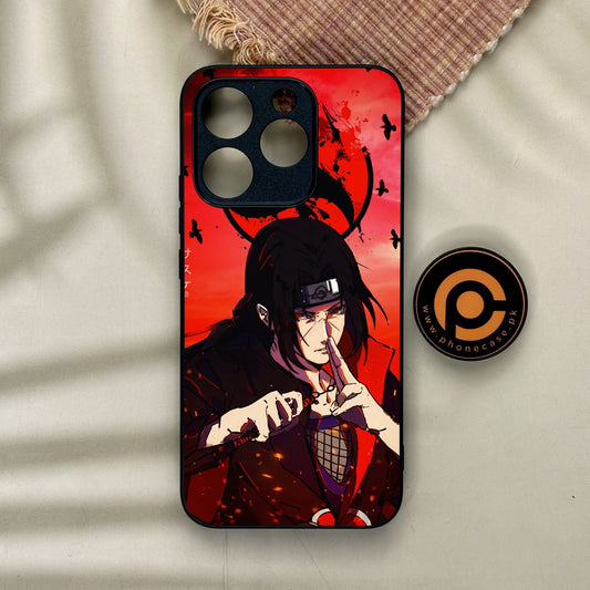 Realme 15T - Uchiha Itachi - Premium Metal Printed Soft Bumper Shock Proof Case
