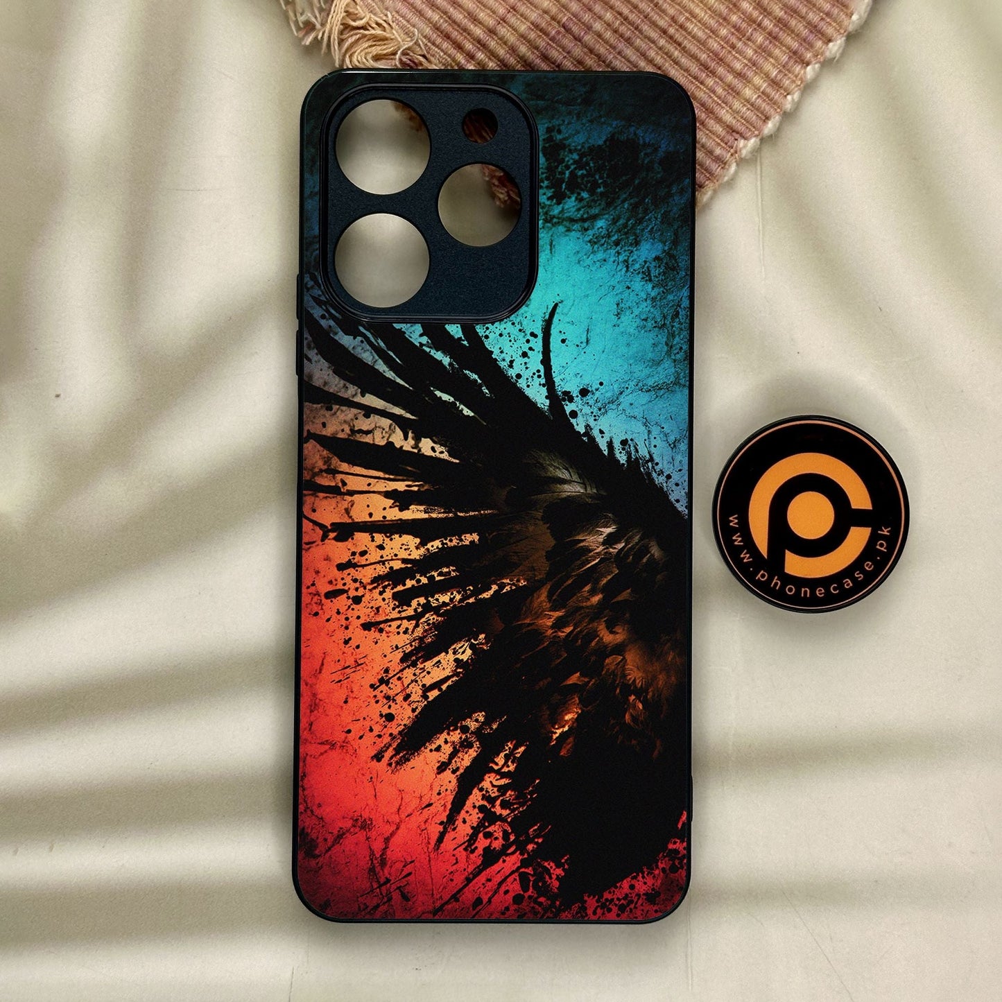 Realme Note 70 - Angel 2.0 Design 9 - Premium Metal Printed Soft Bumper Shock Proof Case