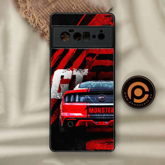 Google Pixel 6 Pro - Speed Shift Racing Car - Premium Metal Printed Soft Bumper Shock Proof Case CS-37969