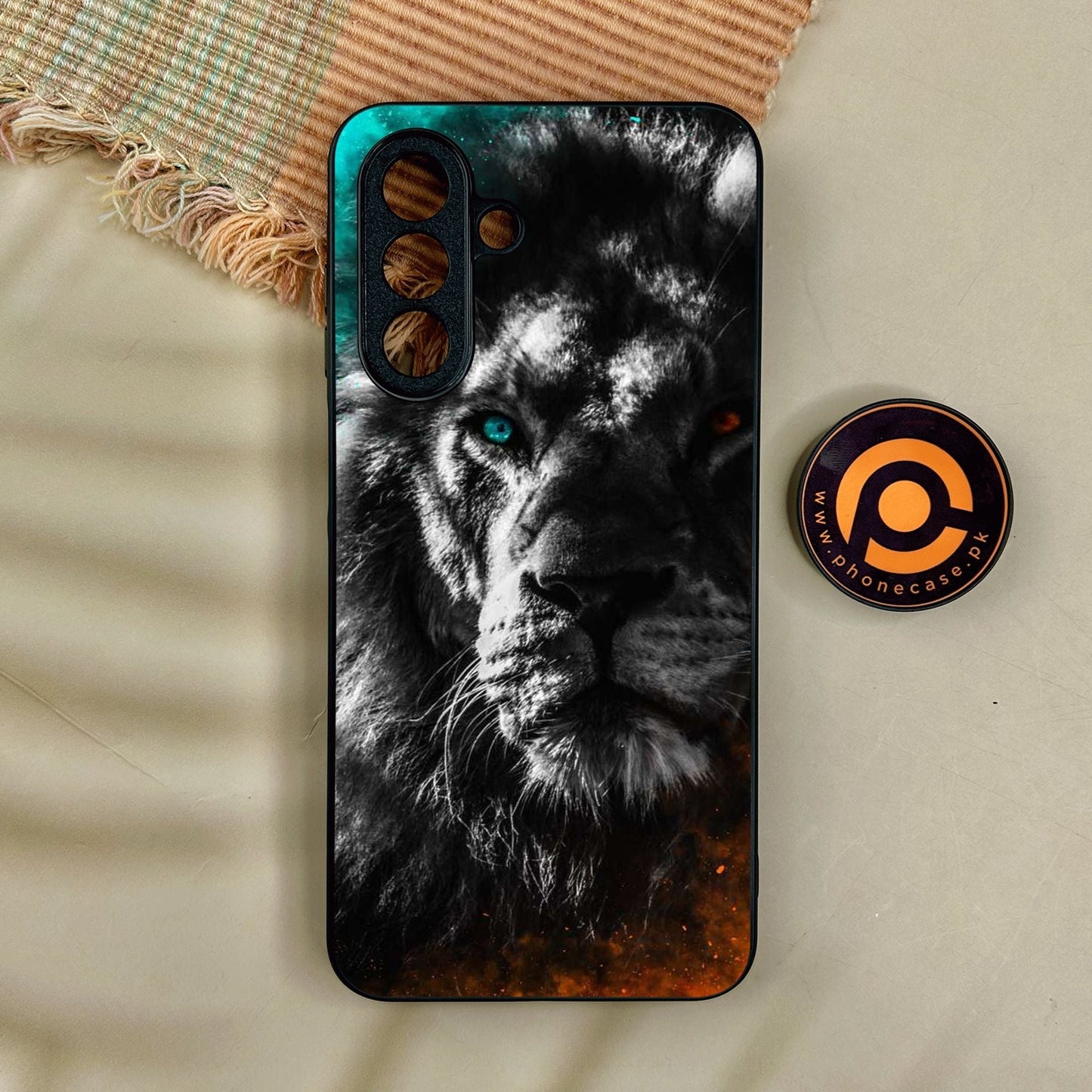 Samsung Galaxy A17 - Tiger Design 3 - Premium Metal Printed Soft Bumper Shock Proof Case