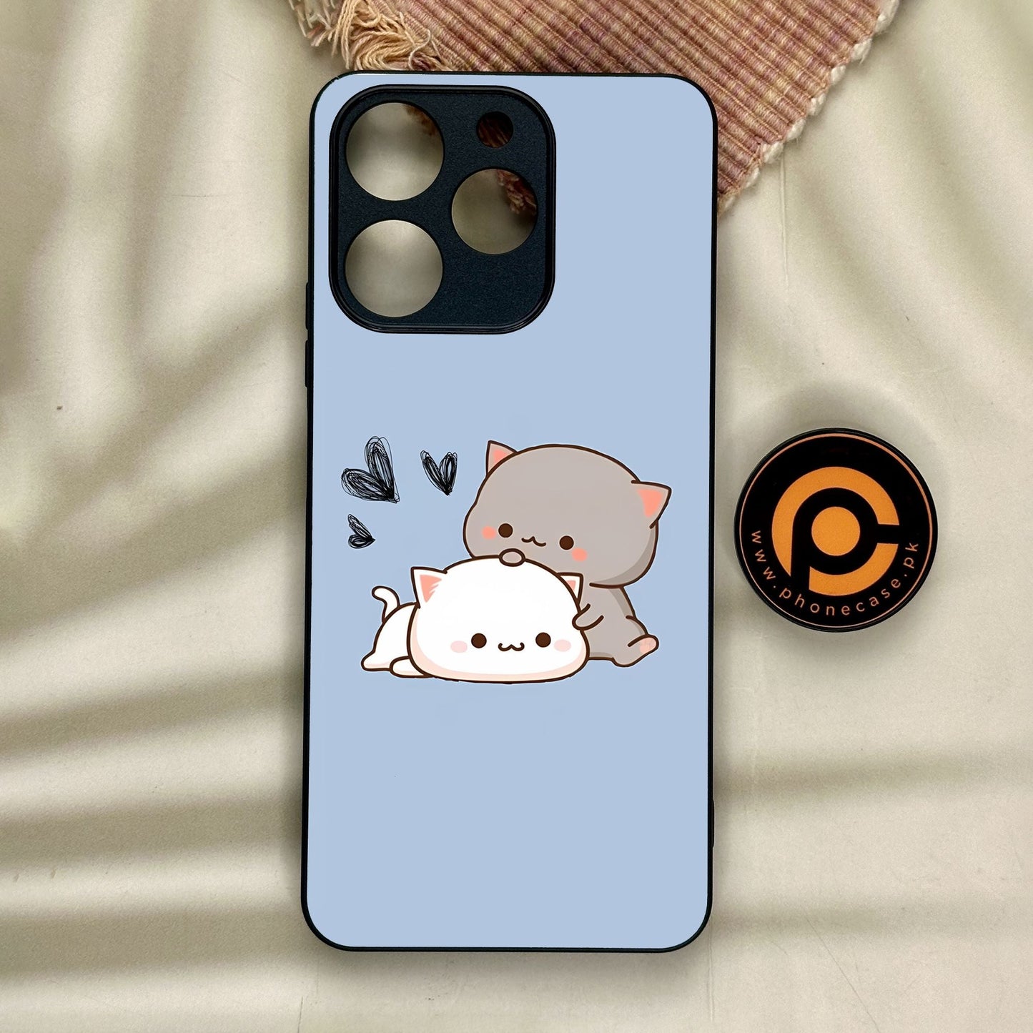 Realme Note 70 - Cute Bubu Dudu Design 3 - Premium Metal Printed Soft Bumper Shock Proof Case