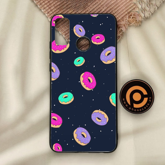 Honor 9X Lite - Colorful Donuts - Premium Metal Printed Soft Bumper Shock Proof Case