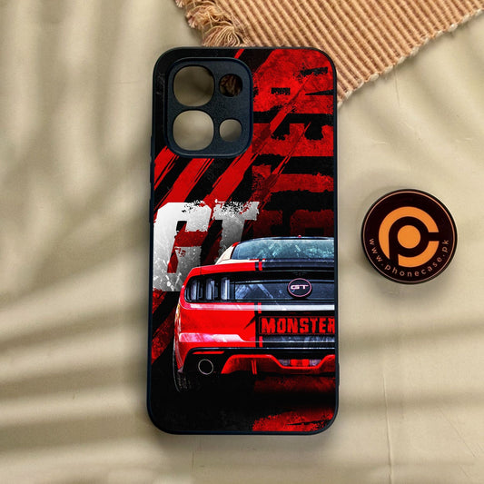 Oppo A6 Pro - Speed Shift Racing Car - Premium Metal Printed Soft Bumper Shock Proof Case