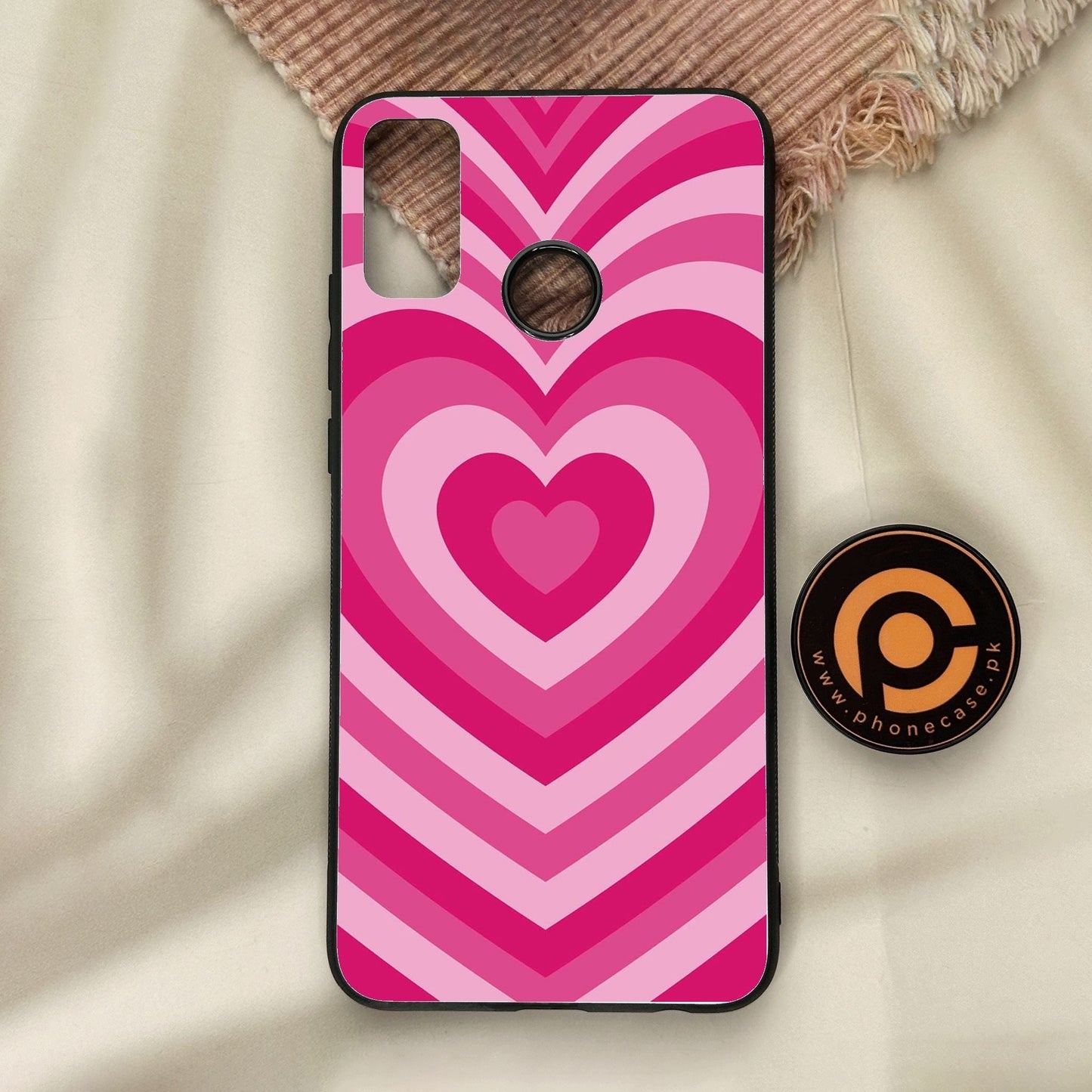 Honor 9X Lite - Heartbeat Design 6 - Premium Metal Printed Soft Bumper Shock Proof Case