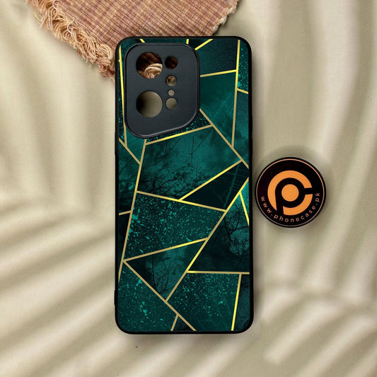 Oppo Find X5 Pro - Geometric Design 9 - Premium Metal Printed Soft Bumper Shock Proof Case