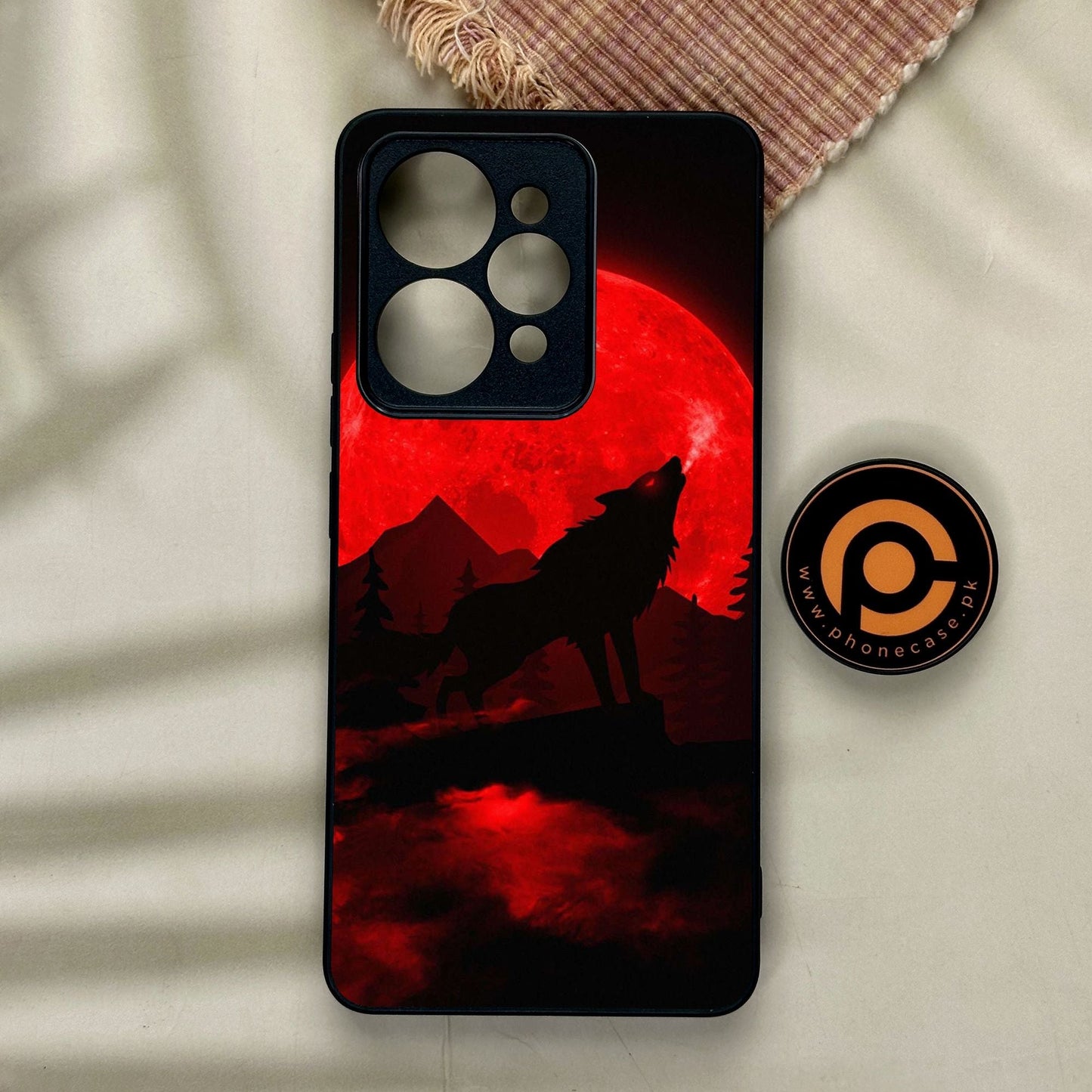 Realme 15 Pro - Wolf Design 5 - Premium Metal Printed Soft Bumper Shock Proof Case