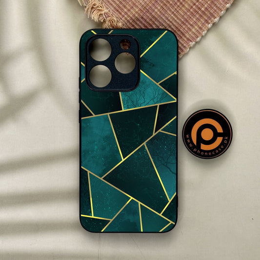 Realme 15T - Geometric Design 1 - Premium Metal Printed Soft Bumper Shock Proof Case