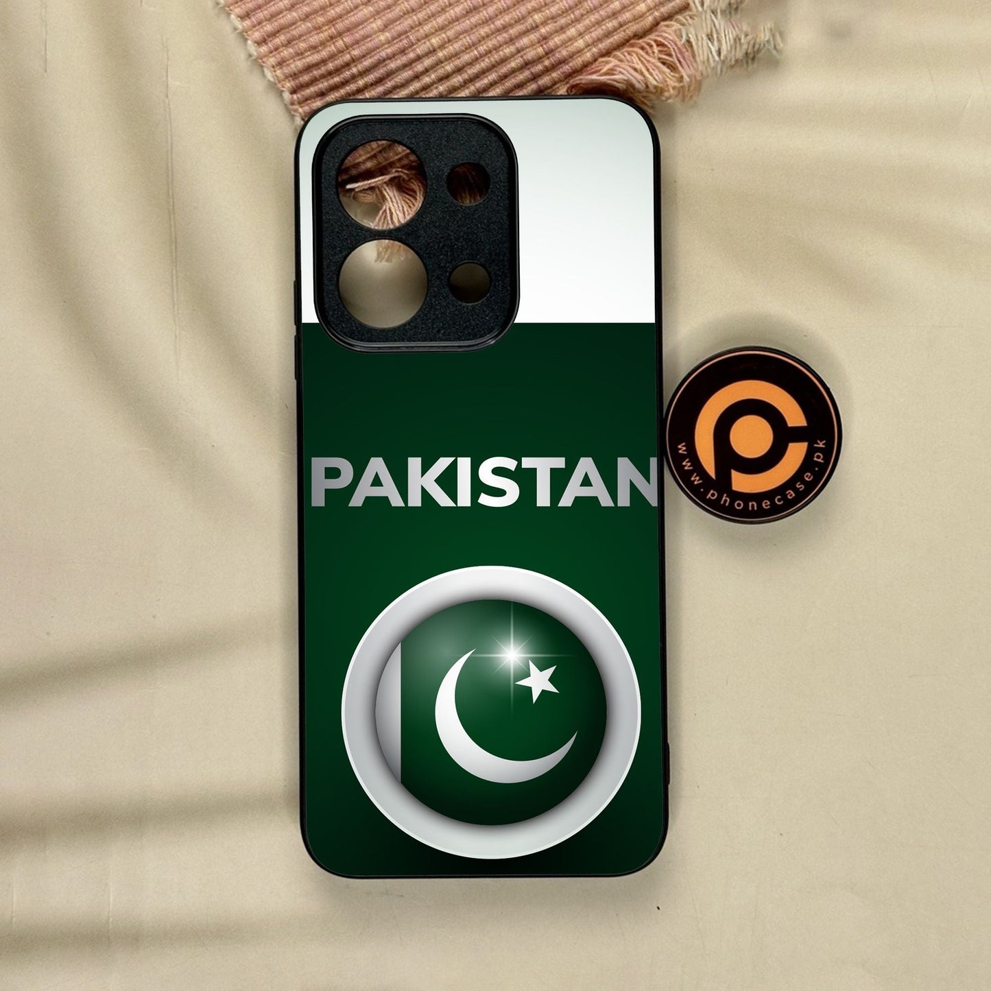 Xiaomi Redmi 15C - Pakistan Design 7 - Premium Metal Printed Soft Bumper Shock Proof Case
