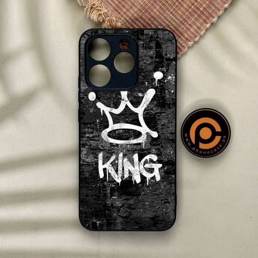 Realme 15T - King Design 8 - Premium Metal Printed Soft Bumper Shock Proof Case