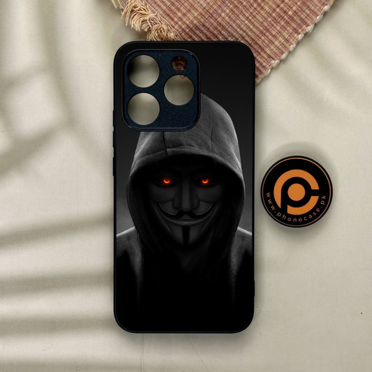 Realme 15T - Anonymous 2.0 Design 4 - Premium Metal Printed Soft Bumper Shock Proof Case