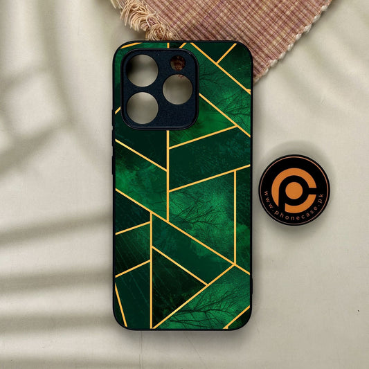 Realme 15T - Geometric Design 10 - Premium Metal Printed Soft Bumper Shock Proof Case