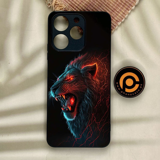 Realme Note 70 - Tiger 2.0 Design 6 - Premium Metal Printed Soft Bumper Shock Proof Case