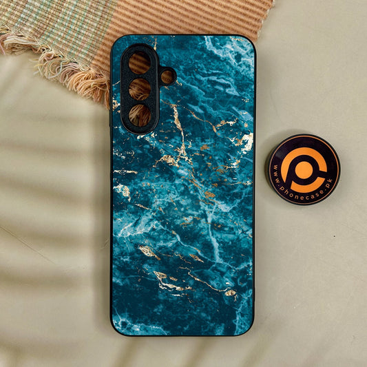 Samsung Galaxy A17 - Blue 2.0 Design 8 - Premium Metal Printed Soft Bumper Shock Proof Case