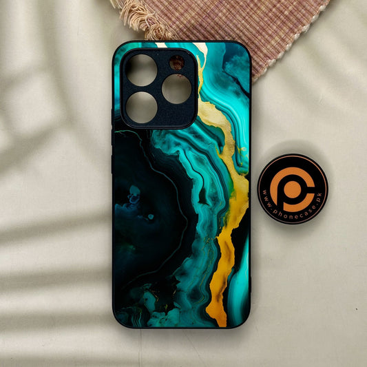 Realme 15T - Liquid Design 6 - Premium Metal Printed Soft Bumper Shock Proof Case