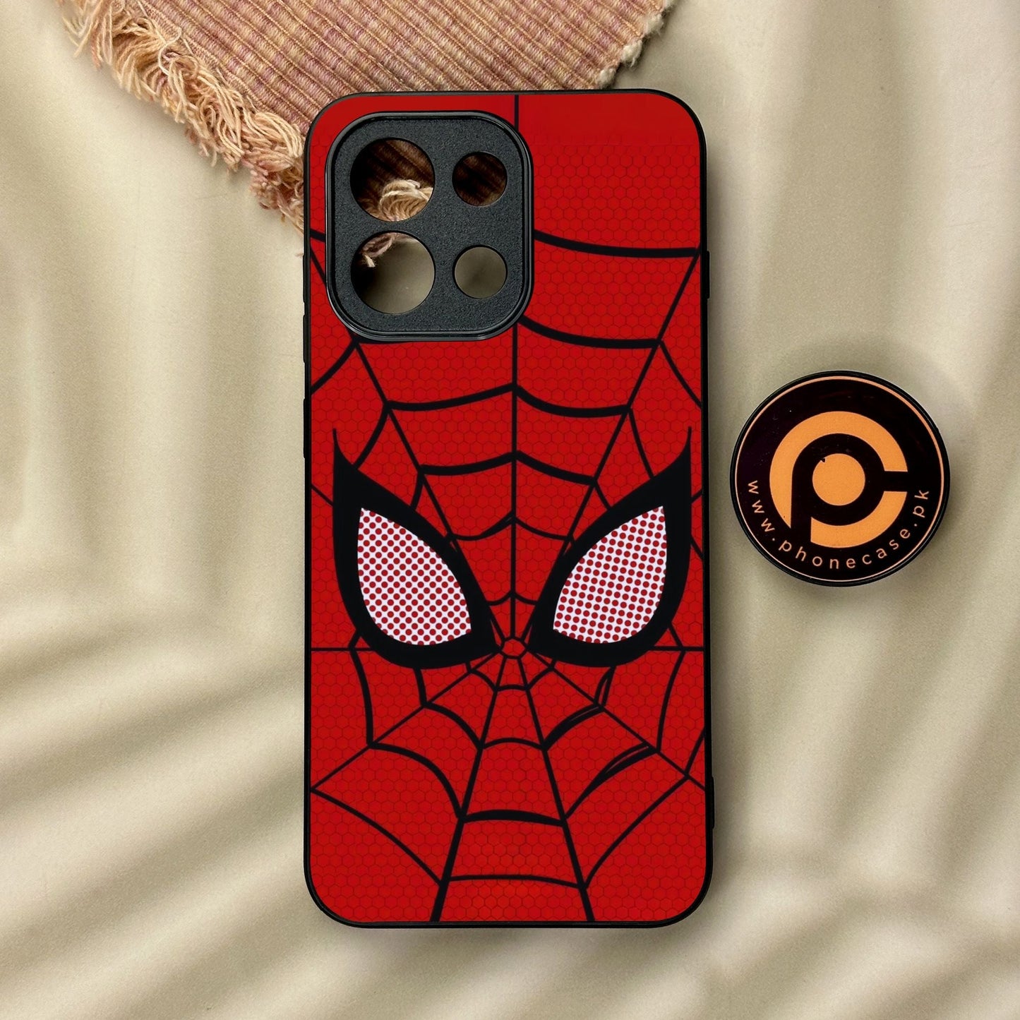 OnePlus 13s - Web Of Heroism - Premium Metal Printed Soft Bumper Shock Proof Case