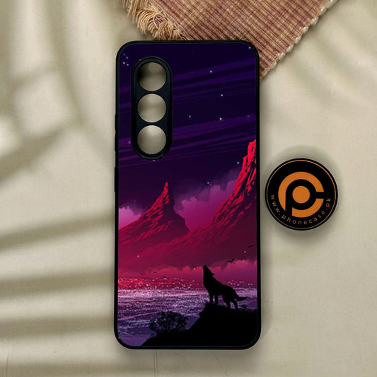 Itel S25 - Wolf Design 7 - Premium Metal Printed Soft Bumper Shock Proof Case