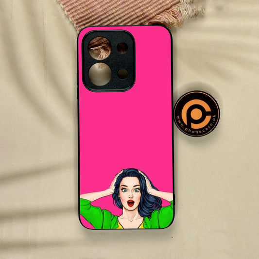 Xiaomi Redmi 15C - Anime Girls Design 10 - Premium Metal Printed Soft Bumper Shock Proof Case