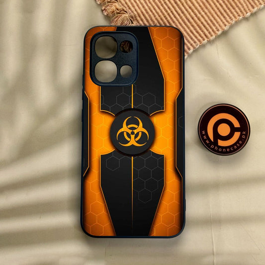 Oppo A6 Pro - Biohazard Design 2 - Premium Metal Printed Soft Bumper Shock Proof Case