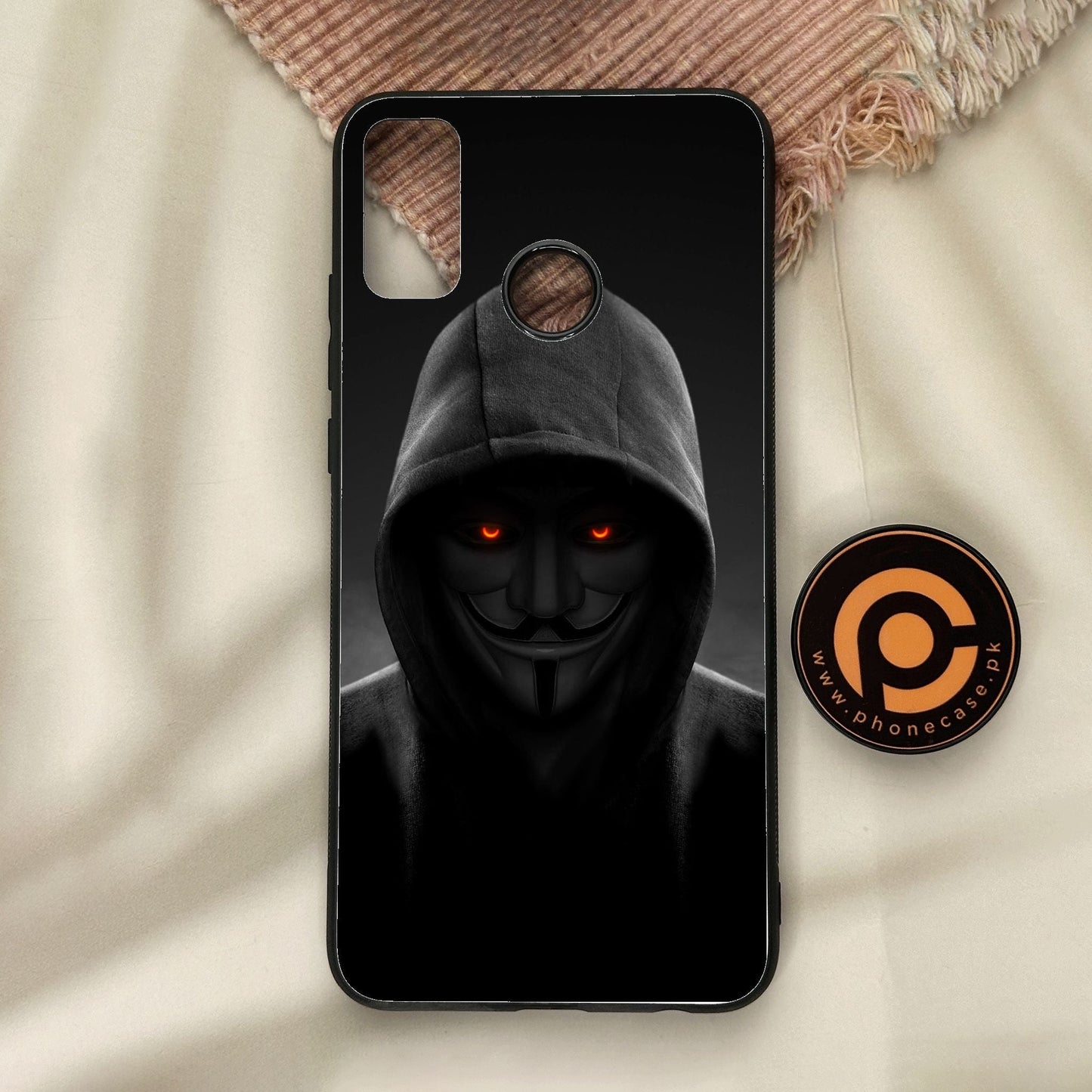 Honor 9X Lite - Anonymous 2.0 Design 4 - Premium Metal Printed Soft Bumper Shock Proof Case